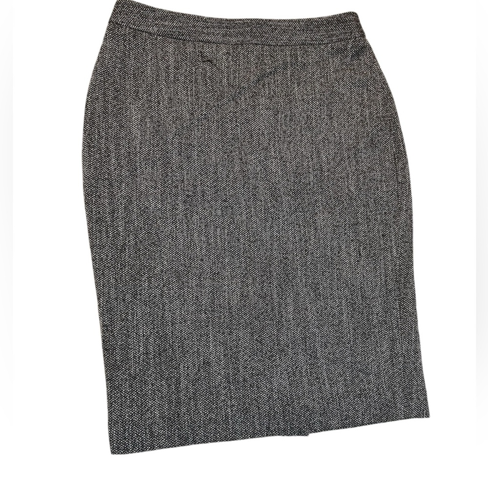 Ann Taylor Charcoal Black Pencil Skirt Size 2 Office Wear